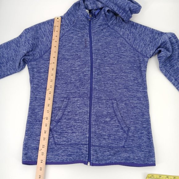 REEBOK PURPLE  MEDIUM ZIP UP JACKET WITH THUMB HOLES - Picture 13 of 15